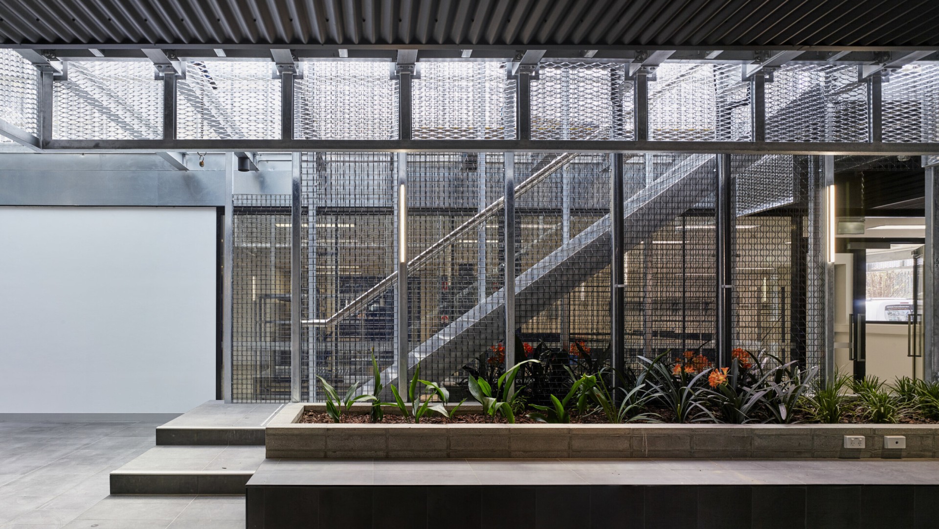 Monash University Living Labs under stairs